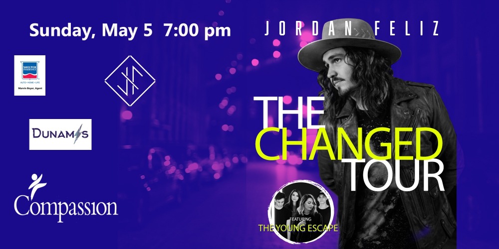 viuda Sofocante Pence Jordan Feliz - The Changed Tour - Bridge View Center - Ottumwa, Iowa