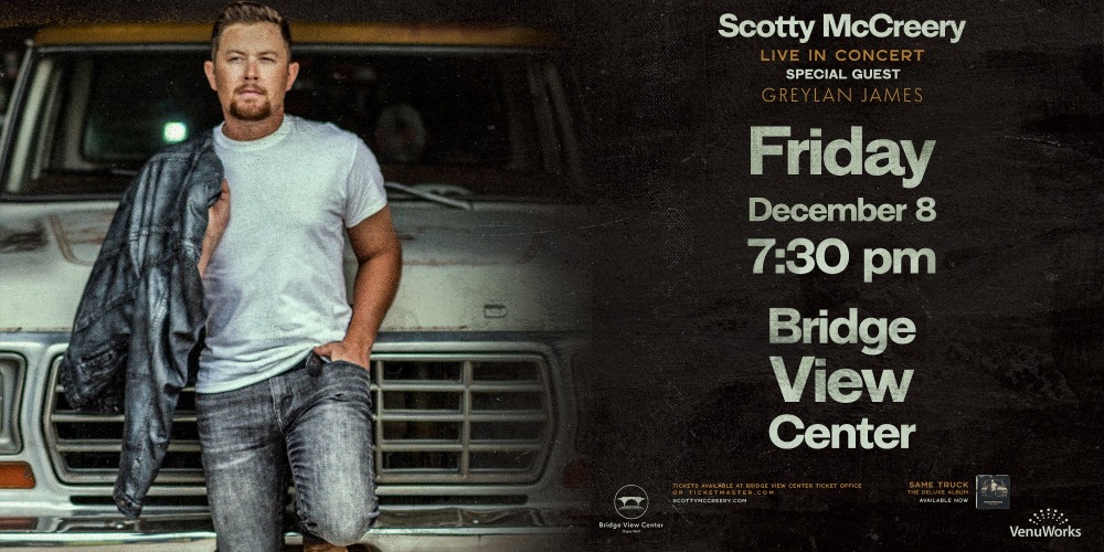 Scotty McCreery w/ Special Guest Greylan James - Bridge View Center -  Ottumwa, Iowa