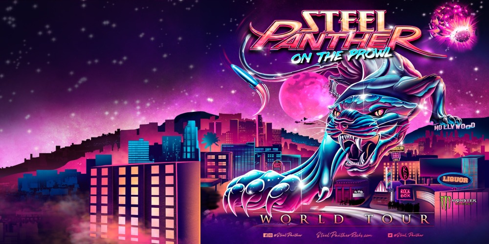 Steel Panther On The Prowl World Tour Bridge View Center Ottumwa