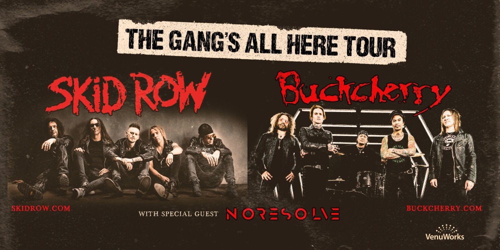 The Gang's All Here Tour with Skid Row and Buckcherry - Bridge View ...